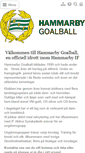 Mobile Screenshot of hammarbygoalball.se
